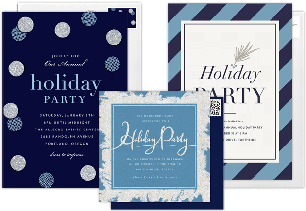 Holiday Party Invitations