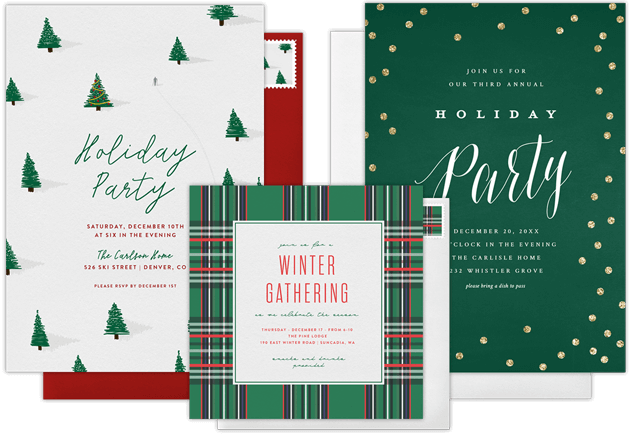 Holiday Party Invitations