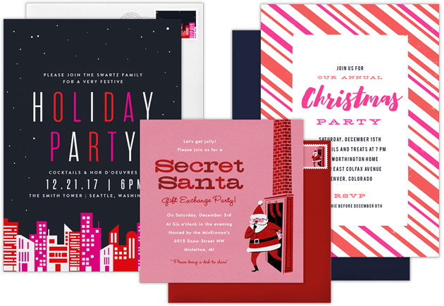 Holiday Party Invitations